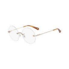 444392 / NEW Chloe CE 2147 906 Medium Gold Rimless Eyeglasses 55mm with Case