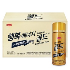 한미약품 에너지골드 무카페인 피로회복 드링크, 100ml, 10개