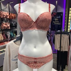 예스 빈티지 플라워 여성 브라 헴팬티 세트 YSWPW802