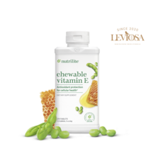 미국 암웨이 뉴트리라이트 츄어블 비타민 E 레시틴 270 정 3개월분 (Nutrilite Chewable Vitamin E), 1개