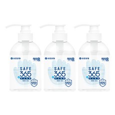 해피홈 SAFE 365 손 소독제, 500ml, 3개