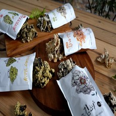 전주 수제 찹쌀 김부각 수정이네 눈꽃김스낵(30g) 눈꽃김부각(25g 100g) 7종, [옵션9]김스낵5가지맛번들, 1개