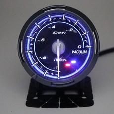 Defi c2 핑크 블루 라이트 게이지 터보 부스트 전압 수온 오일 압력 오일 온도 진공 RPM 2.5 인치 60mm 자, [07] Blue Vacuum, 07 Blue Vacuum, 1개