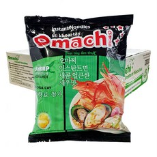 베트남 오마치 라면 미톰 새우맛 OMACHI MI TOM CHUA CAY 30개 1BOX 클린행주증정