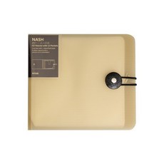 휴대용 12pcs CD-DVD 디스크 주최자 케이스 스토리지 박스 홀더 CDS 슬리브 가방 버클 및 탄성 밴드 디자인, 투명한 카키