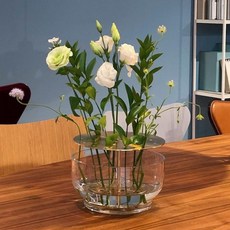 [천삼백케이] [아이니샵] 노르딕 인테리어꽃병 이케바나화병, 둥근형