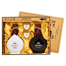 대대로 진도홍주 루비콘도자기세트 40도 400ml x2, 2개