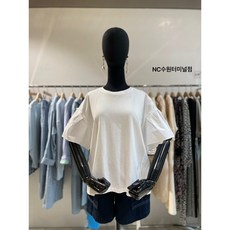 보브 소매 러플 티셔츠 7121240507