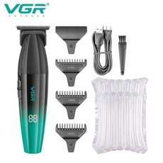 바디 바디트리머 바디롤러 VGR 남성용 무선 헤어 트리머 전문 커팅 머신 전기 이발 클리퍼 V-003 V-90, 3) 상자가없는 V906, 1개