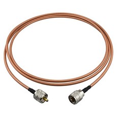 카우노스타 CB 동축연장케이블 UHF-259 남~남 RF 피그테일 동축케이블 PL259 UHF RG142 점퍼케이블 2M/6.5HAM 라디오용 FT VHF 라디오 SWR 미터 안, 카우노스타 CB 동축연장케이블 UHF-259 남~남 R, 1개