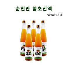 함초 함초발효액 마시는함초 함초액 함초진액 순천만, 5병, 500ml