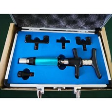  카이로프랙틱 마사지건 어깨 허리 통증 치료 지압 총 요추 척추 뼈 교정, B 옐로우 