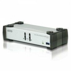2포트 USB DP KVM 스위치 허브 망분리 게임콘솔 장비
