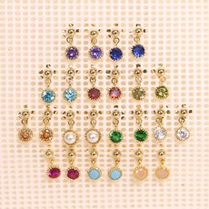 가넷드롭귀걸이