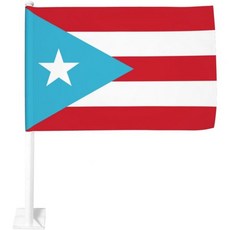차량용깃발 휴대용 스탠드 미니깃발 거치대 소형 푸에르토리코 양면 인쇄 깃발 18951952 자동차 12x18인치 창문 클립 장식 배너 상품 이미지