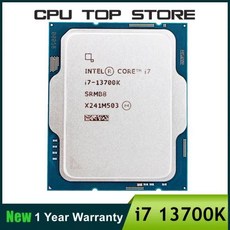 코어 i7 13700K 3.4GHz 16 24 스레드 CPU 프로세서 10NM L3 = 30M 125W LGA B760 마더보드 신제품, 02 CPU - 13700k