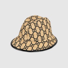 Gucci GG fedora hat with snakeskin 577905 3HH38 9260