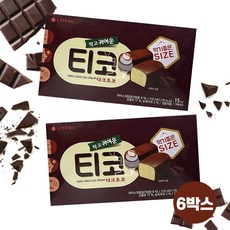 티코 아이스크림 6박스 옛날아이스크림 대용량 업소용 초코 딸기 여름간식 어린이 아이들 간식 미니아이스크림, 6개, 510ml