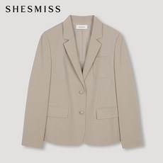 쉬즈미스 투버튼 크롭 재킷 SWSJKN11060 BE