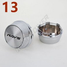 JAF 엠블럼 휠 센터 캡 커버 허브 스포츠 림 SSR XXR VIP 레이싱 OD 66mm ID 61mm 4 개, [11] 13, 4개