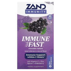 Zand Immunity 면역 증진 스위트 엘더베리 츄어블 30정, ZandImmunity면역증진스위, 1개