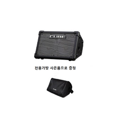롤랜드 큐브스트리트 EX 버스킹 기타 앰프 CUBESTREET EX, 블랙, CUBE-STEX가방포함