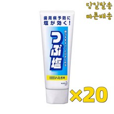 호나국제 일본산 Kao Salt Toothpaste 일본 카오 쯔부시오 솔트 소금 치약 180g/개, 180g, 20개