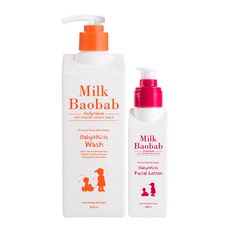 밀크바오밥 베이비&키즈 워시 500ml+페이셜 로션 100ml, 1개