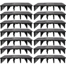 10pcs 어항 바닥 필터 플레이트 수족관 모래 분리기 PVC 자갈 보드 기판 지층 스플라이싱 액세서리, 20pcs