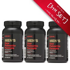 [사은품선택] GNC 남성용 쏘팔메토 포뮬라 240정 (타블렛) GNC Mens Saw Palmetto Formula 240tabs -3개 SET, 720정, 1세트