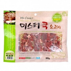 맛좋은 애견 간식 소고기큐브 300g 강아지영양간식, 1개 - 강아지큐브간식