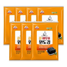 새우표 완도 오리지널 전장김 25g, 7개