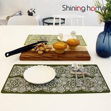 실리콘레이스매트