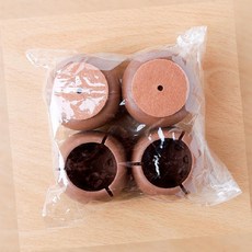 소음 식탁 받침 찍힘 방지 가구 커버형 의자, 1개
