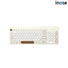 퓨전에프앤씨 INOTE X-Key 96RB 크림 무선 블루투스 키보드