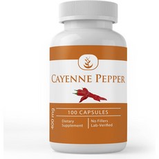 카이엔 페퍼 400mg 고함량 100캡슐 3개월분 Cayenne Pepper