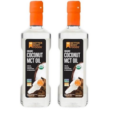 Betterbody Foods' Organic Coconut MCT Oil - Energy Boosting- Keto-Friendly C8 752793, 2개