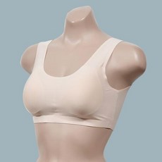 [오노마] ONM 무봉제 노와이어 A컵 B컵공용 스포츠 누디 브라