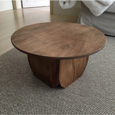 에이퍼니처 반아치 원형 좌식 테이블(라왕)