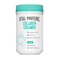 바이탈 프로틴 콜라겐 크리머 코코넛맛 293g Vital Proteins Collagen, 1개, 코코넛 293g