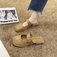 오르난 여자 벨트장식 사각 블로퍼 R1196