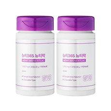 뉴티락 뉴티365 K-낙산균 프로바이오틱스 유산균, 30정, 2개
