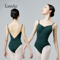 삼사체조복 여예고 트레이닝 백 노출 댄스복 발레 점프슈트 나시