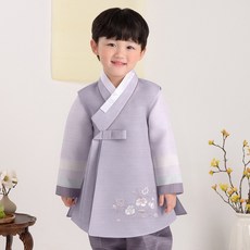 더예한복 QT50006-은설연호 남아한복 아동한복