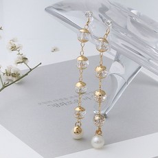 실리콘귀걸이진주