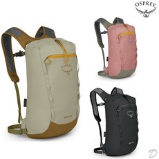 오스프리 남녀공용 등산배낭 데이라이트 신치 15L 당일산행 소형가방 가벼운 가성비, ASH / MAMBA BLACK, one size