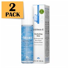 DERMA-E Hydrating Face Mist 더마 히알루론산 하이드레이팅 페이스 미스트 60ml 2팩