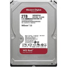 Western Digital 4TB WD Red NAS 내장 하드 드라이브 HDD 5400RPM SATA 6Gbs SMR 256MB Cache 3.5인치 WD40EFAX, 2TB_Red | Hard Drive - wdred4tb