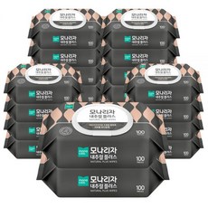모나리자 내추럴 플러스 물티슈 100매(캡) 10개+10개 총 20개 대용량 사업자 추천, 1개