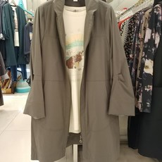 고세 차이나 와이어카라 트렌치코트